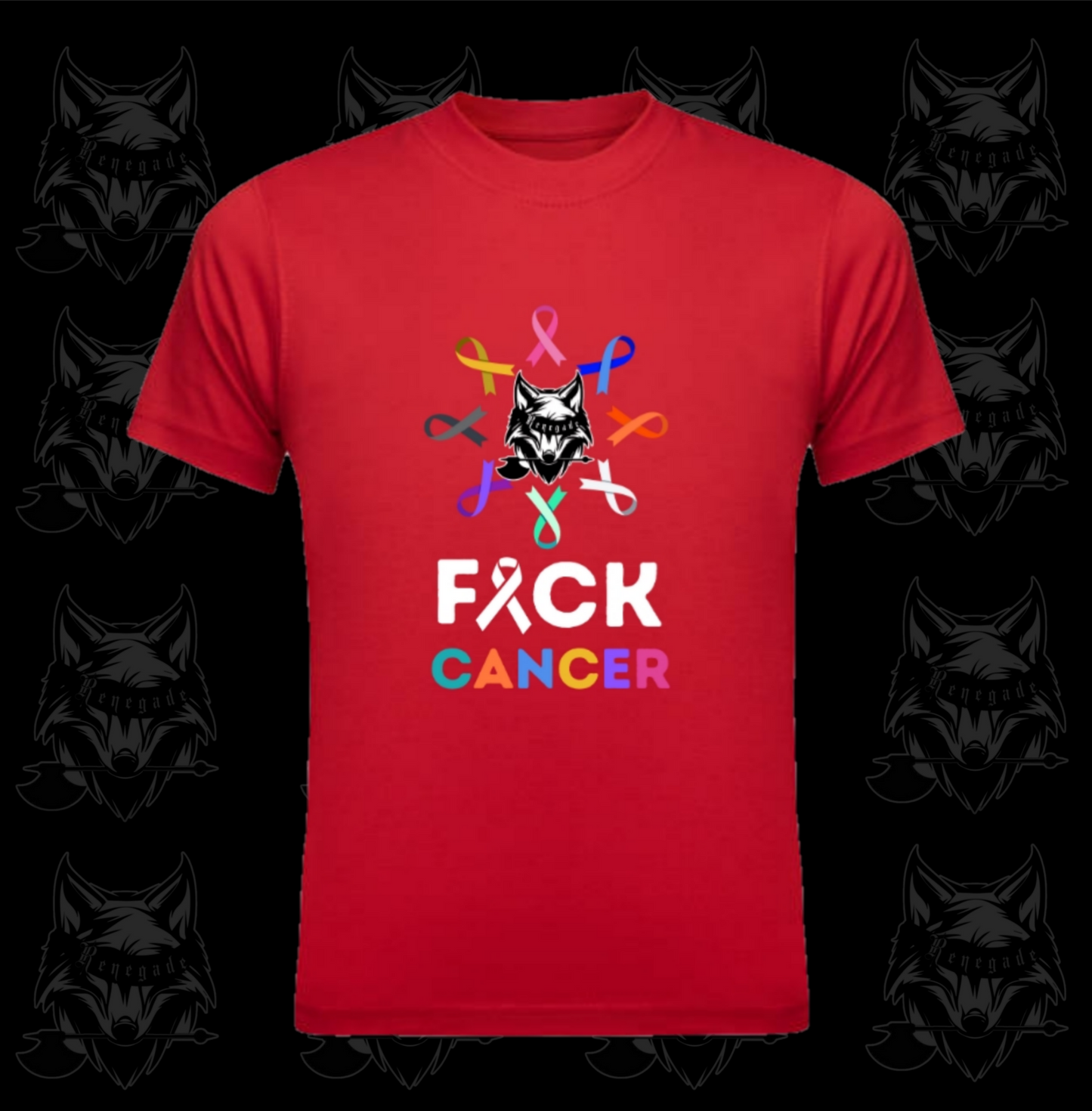 Renegade Beard Club F*ck Cancer T Shirt