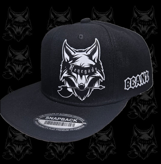 Renegade Beard Club Wolf Snapback Hat