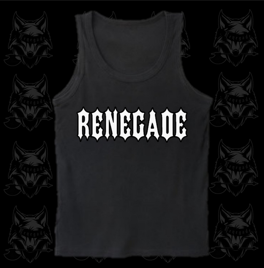 Renegade Beard Club Spell Out Mens Tank Top