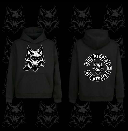 Renegade Beard Club Wolf Respect Hoodie