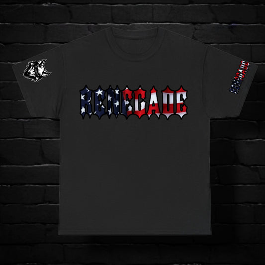 Renegade Beard Club Short Sleeve Spell Out 'MERICA T Shirt