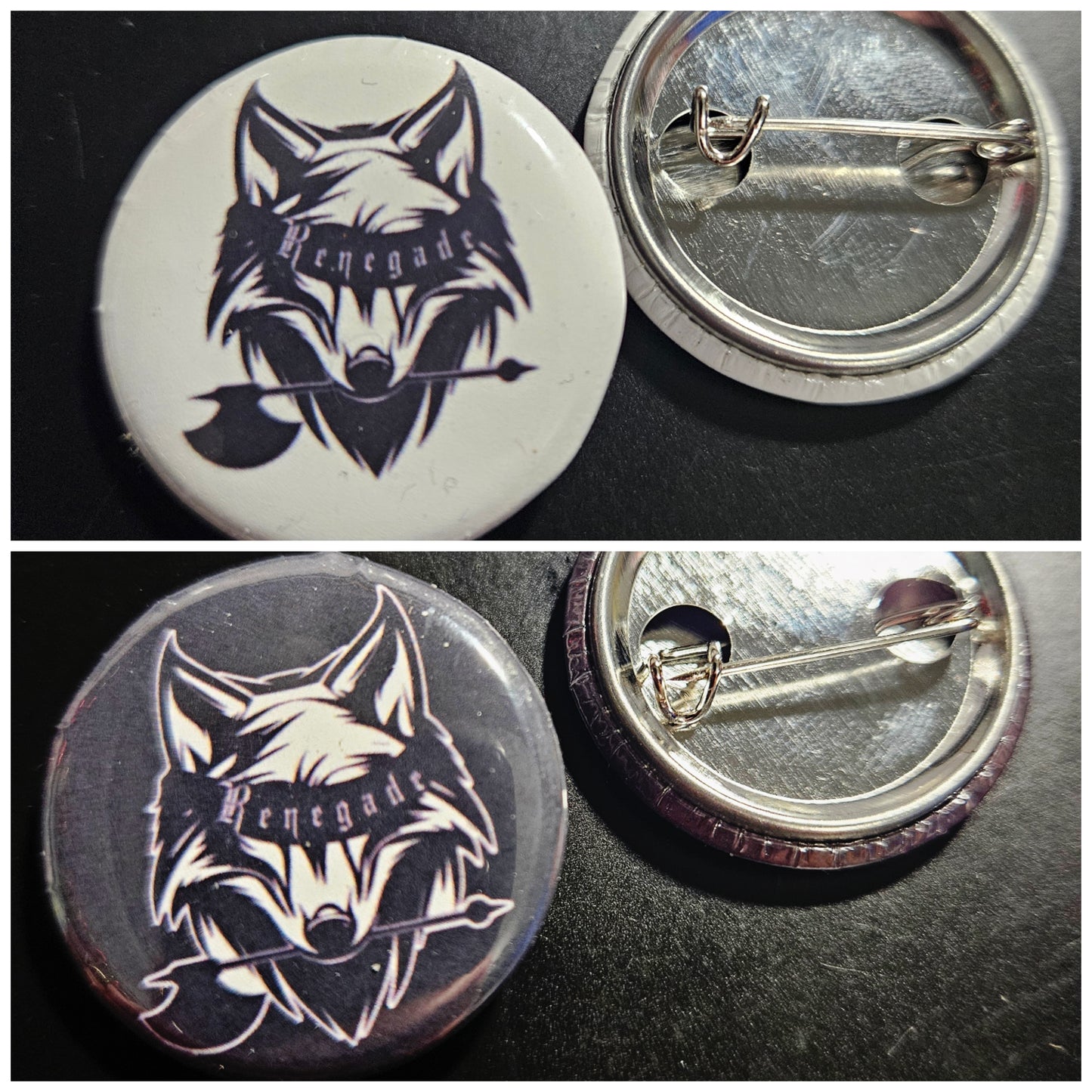 Renegade Beard Club 1.25" Button
