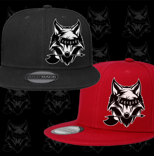 Renegade Beard Club Wolf Snapback Hat